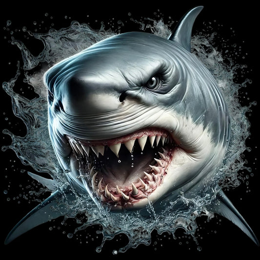 Bold Shark Graphic T-Shirt – Ocean Streetwear by WhataDTF